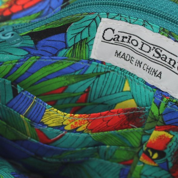 New Carlo D'Santi Hand Crochet Bag -Red with Multi - Picture 8 of 10